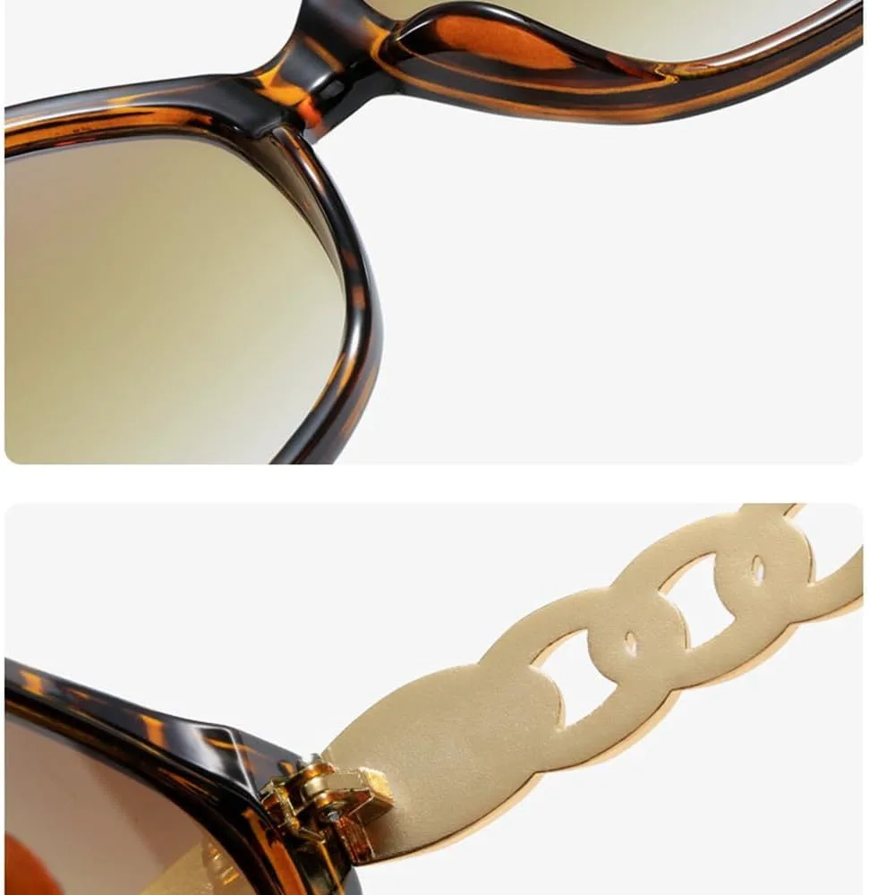 

Винтажные солнцезащитные очки «кошачий глаз» для женщин, градиентная оправа, роскошные солнцезащитные очки с защитой от УФ-излучения UV400 HVTVTLA, Green