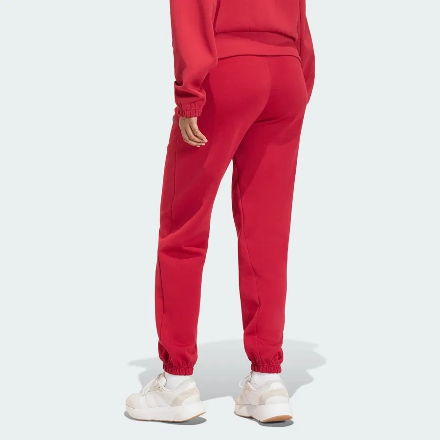 Спортивные брюки с эластичным поясом и карманами adidas Sportswear Future Icons Small Logo, Красный — фото 2