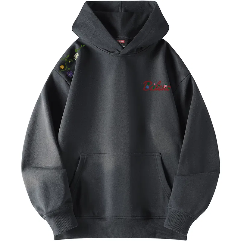 Детский худи унисекс с капюшоном BALENO, Dark Gray