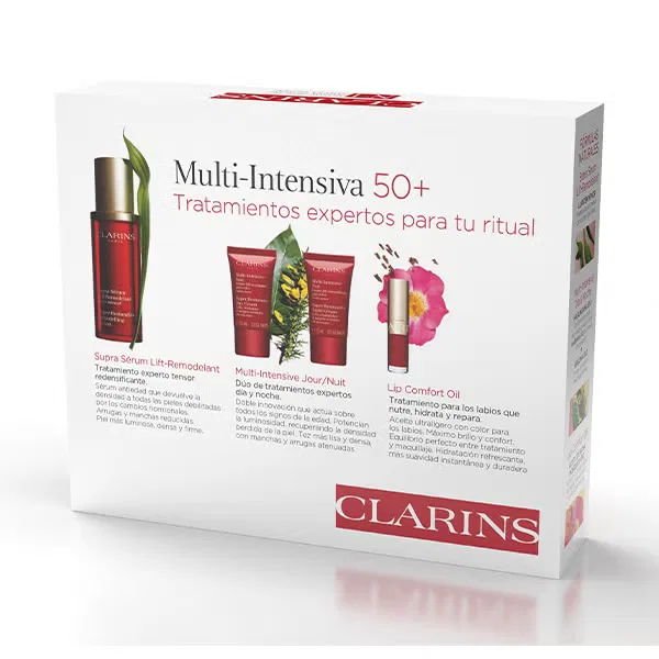 Набор косметики для ухода за кожей CLARINS Cofre Supra Serum + Multi Intensiva — фото 2