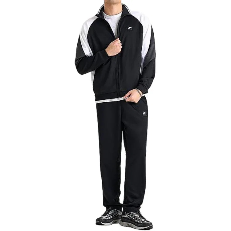 Мужская куртка-ветровка с полиэстеровым трикотажем Nike, Black — фото 3