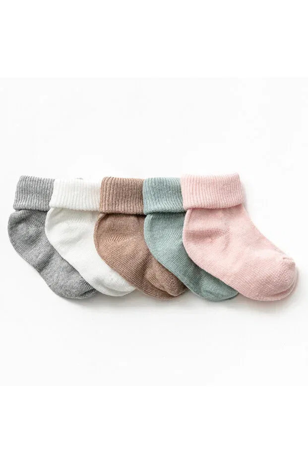 Детский набор носков с принтом Basics Park Bebe, Nude Tones