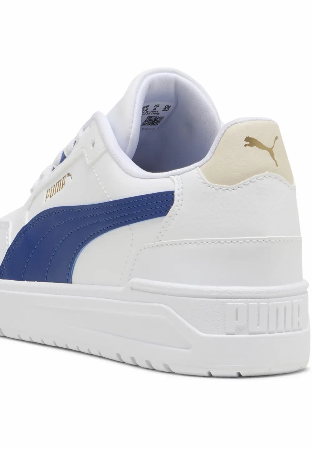 Кроссовки ragazzo in similpelle - кроссовки Puma, White-Clyde Royal- Gold — фото 4