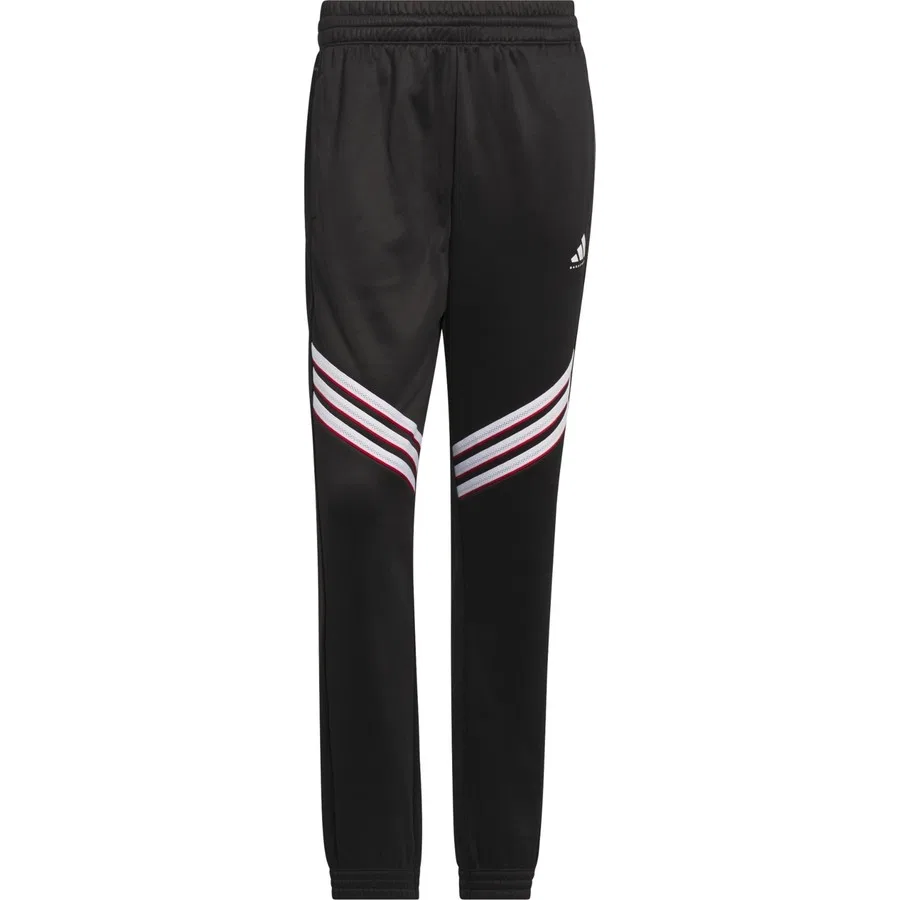 Спортивные брюки с утеплением из флиса Performance JX1735 adidas, Черно-белый — фото 3