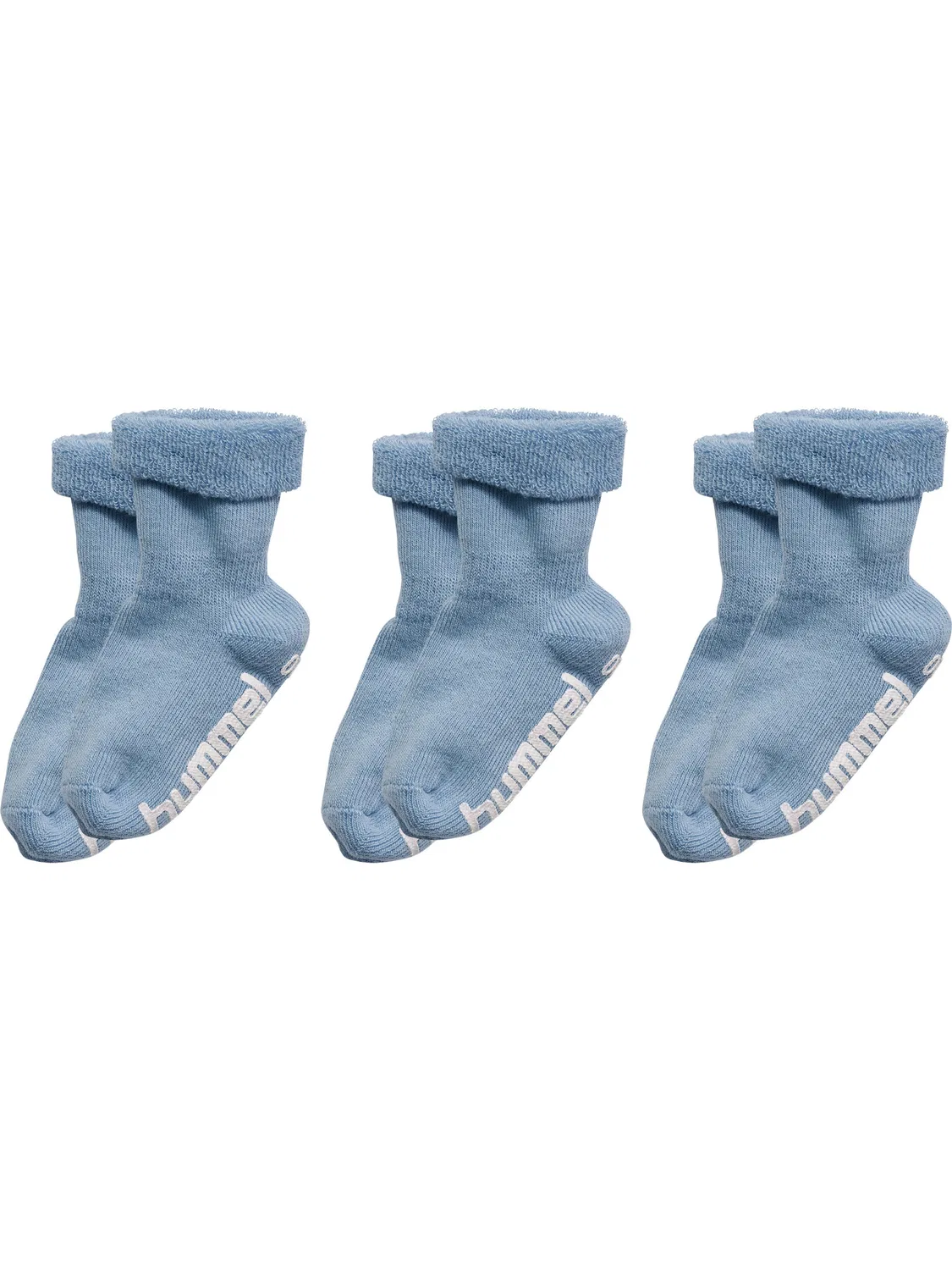 Детские носки с противоскользящими деталями Hmlmini Hummel, Wolkiges Blau