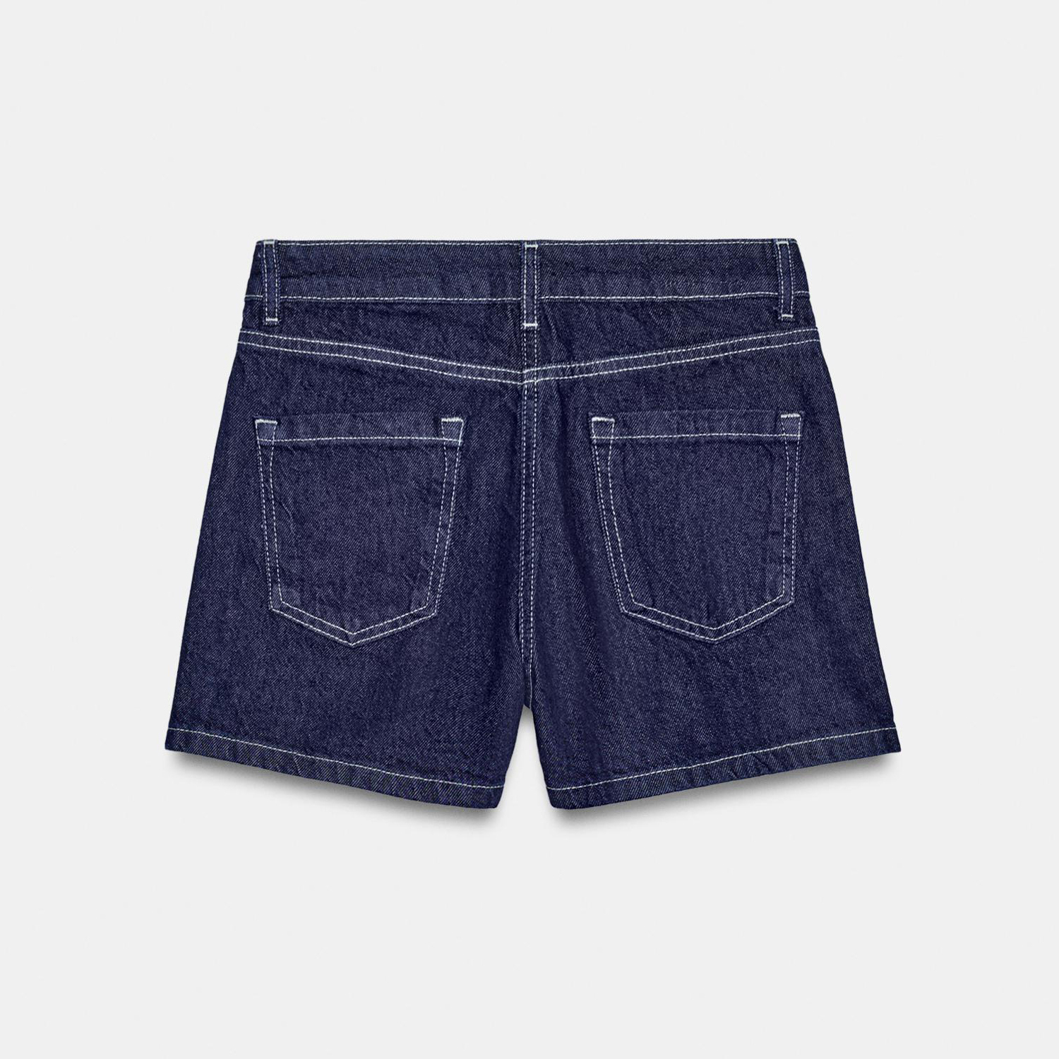 Юбка-шорты Zara Z1975 Wrap Denim, синий — фото 2