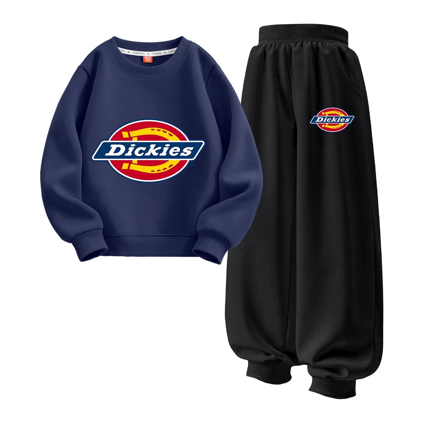 Детский спортивный комплект с логотипом Sizhen Logo Navy Blue+Sizhen Logo Black, Dickies