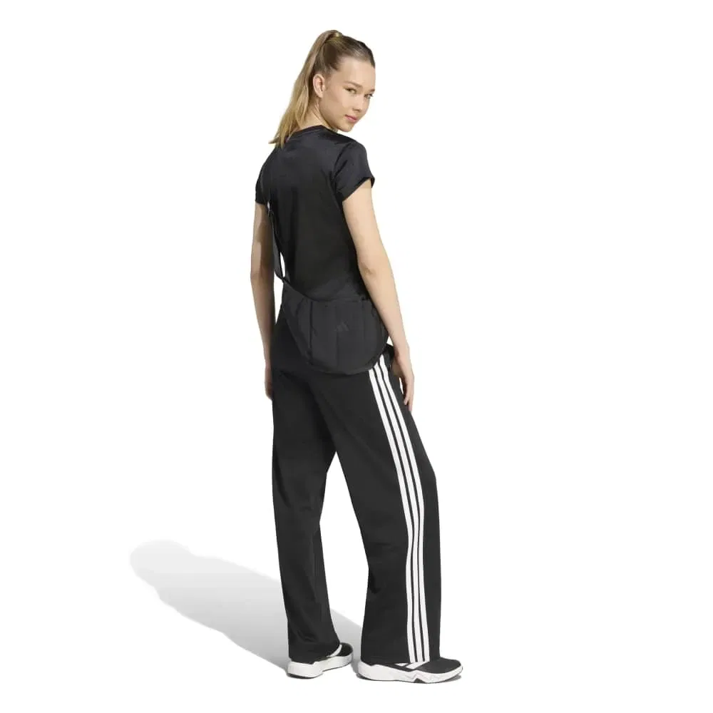 Женские спортивные штаны с широкими штанинами Dayready Wide Leg Adidas, Black — фото 4