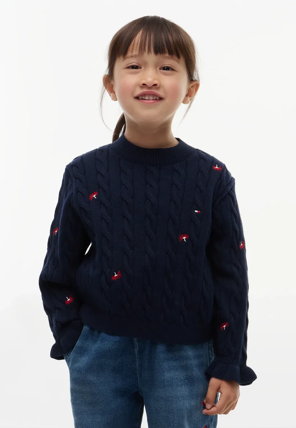 Цветок - джемпер Tommy Hilfiger, Dark Blue