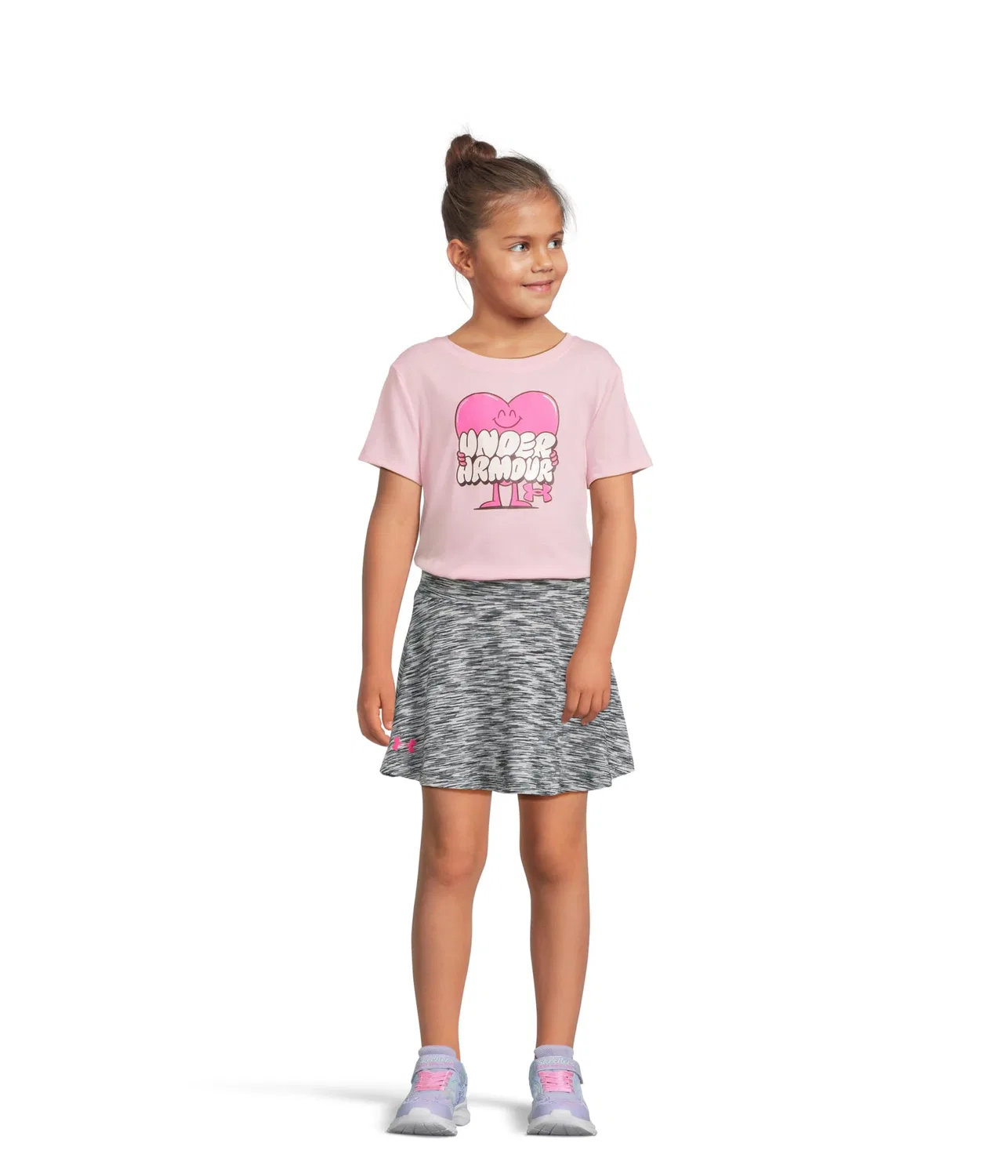 Комплект юбки-шорты Twist (для маленьких детей) Under Armour Kids, Prime Pink — фото 4