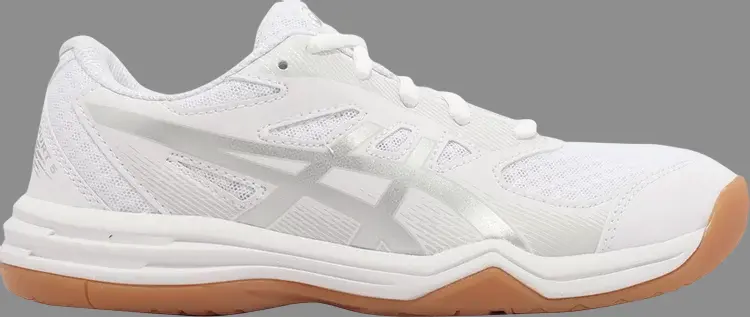 

Кроссовки upcourt 5 gs 'white pure silver' Asics, белый, Белый;серый, Кроссовки upcourt 5 gs 'white pure silver' Asics, белый