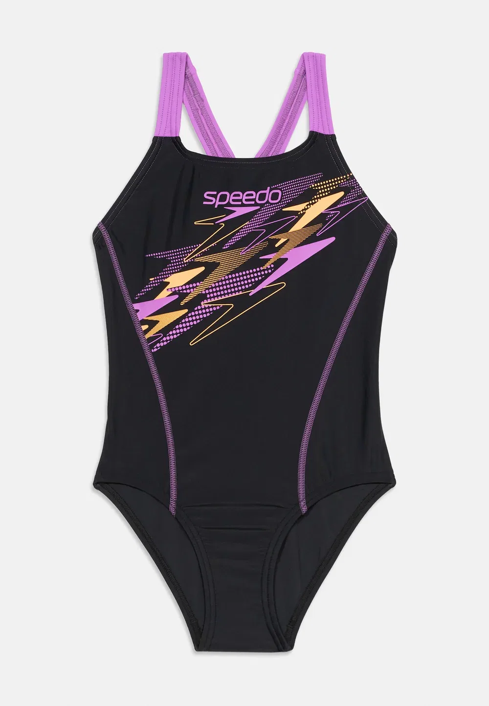 Медалист с логотипом Medley - купальник Speedo, Anthracite/Neon Jelly