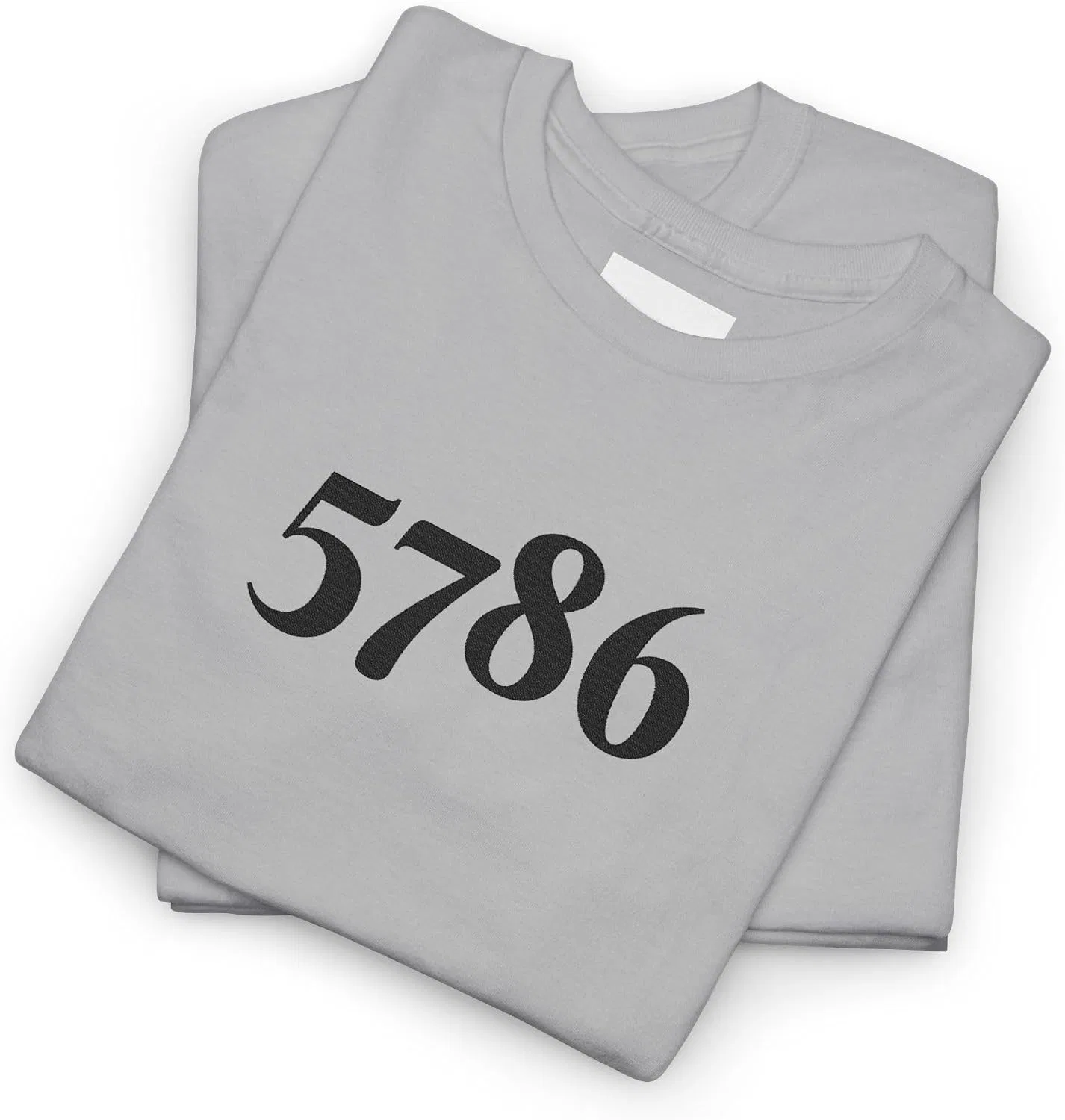 Мужская футболка с вышивкой Rosh Hashanah Generic, Sport Grey — фото 3