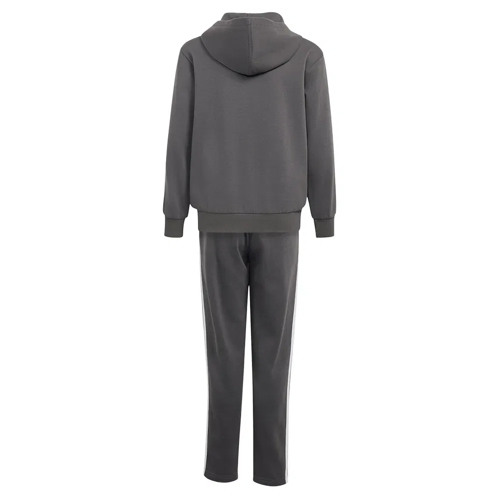 Детский спортивный костюм из флиса с принтом 3 Stripes Tiberio Adidas, Grey — фото 2