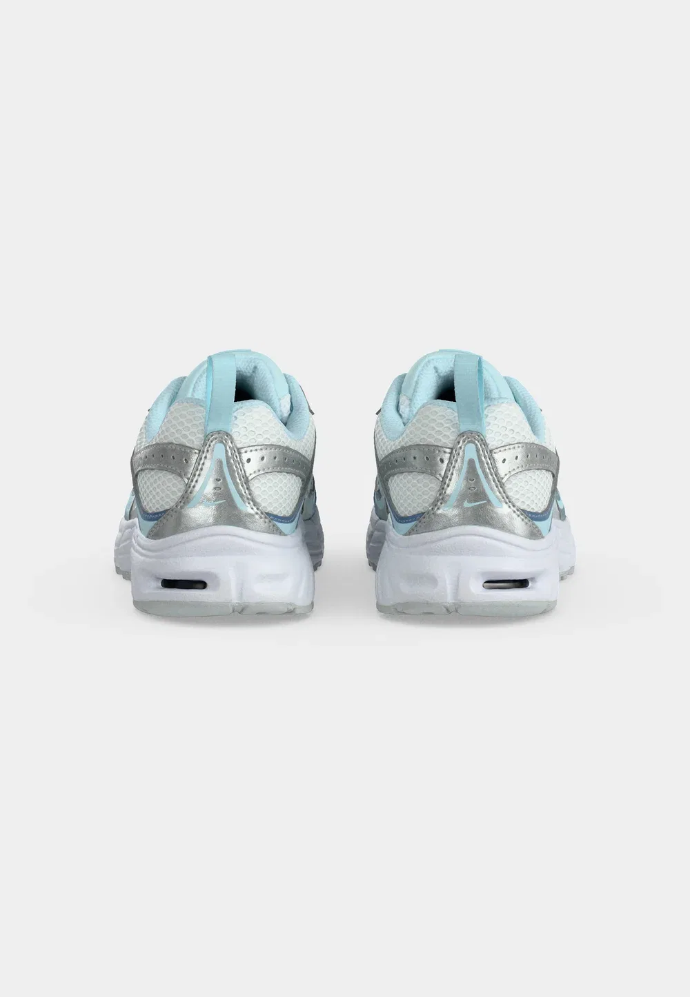 Кроссовки Air Max Moto Lace унисекс Nike Sportswear, Summit White/Glacier Blue/Football Blue/Metallic Silver-Coloured/Pure Platinum-Coloured — фото 4
