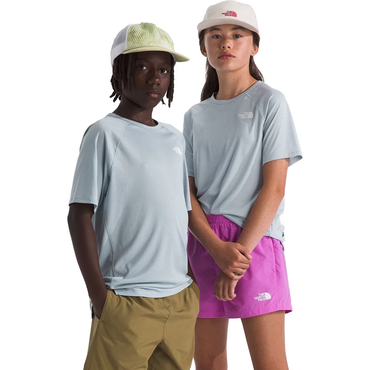 Детская футболка для мальчиков с коротким рукавом Sunriser The North Face, Frost Grey
