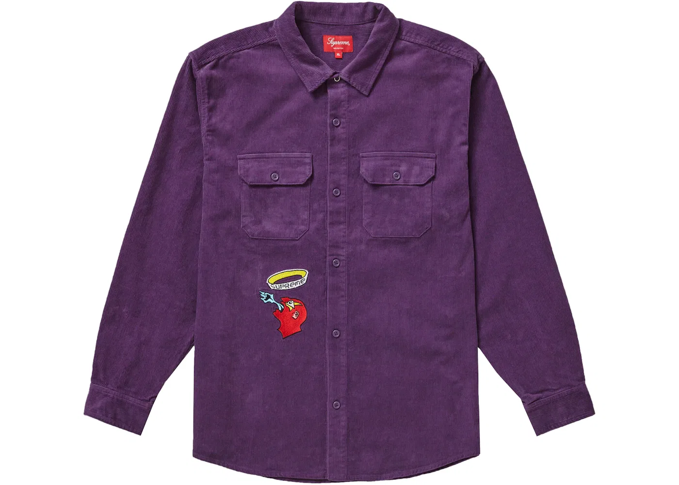Мужская рубашка из вельвета Gonz Supreme, Purple