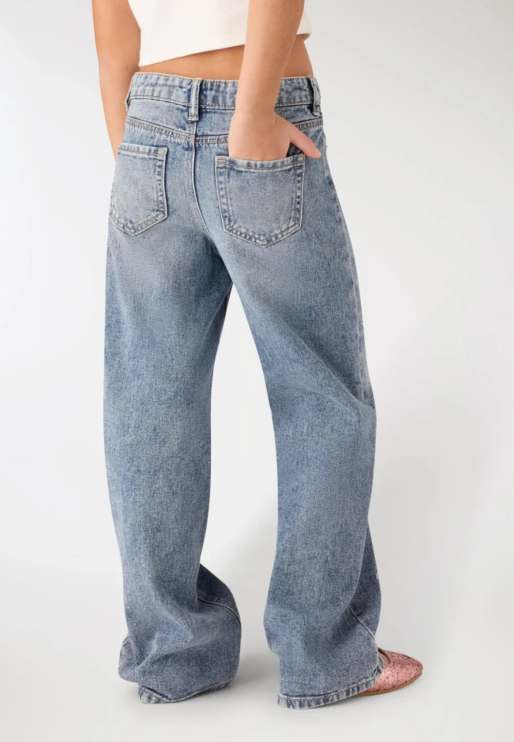 Alone applicazioni - джинсы свободного кроя Terranova, Var Blu Denim Medio — фото 3