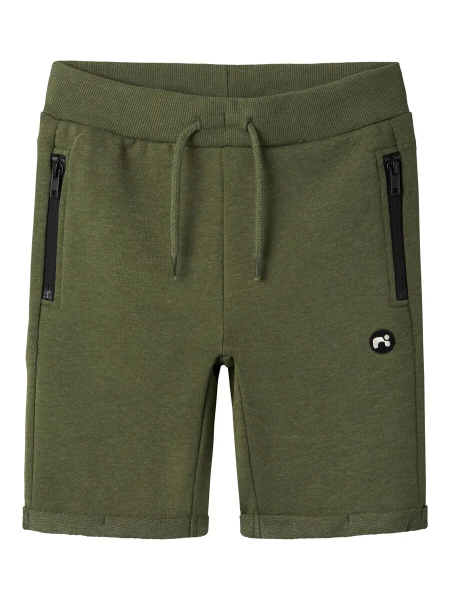Брюки NAME IT Regular Pants 'NKMVimo' темно-зеленого цвета