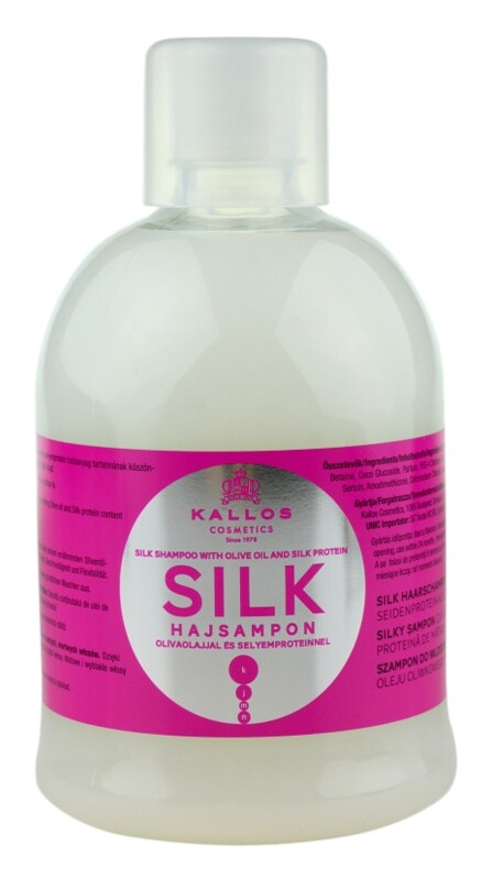 

Шелковистый шампунь для сухих и чувствительных волос Kallos Silk