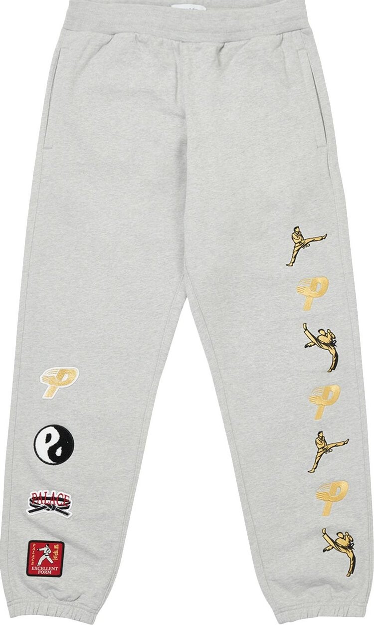 

Джоггеры Palace High Kick Joggers 'Grey Marl', серый