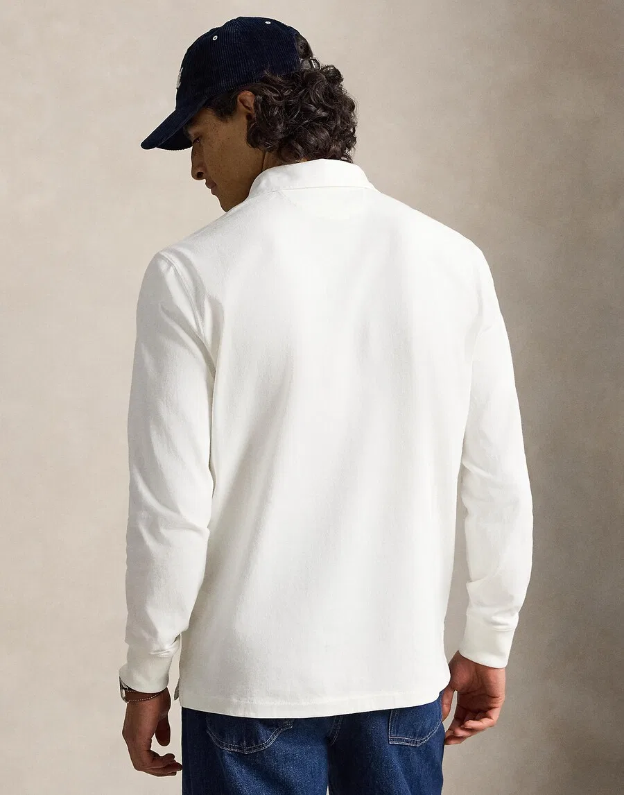 Футболка Polo Ralph Lauren цвета экрю — фото 4