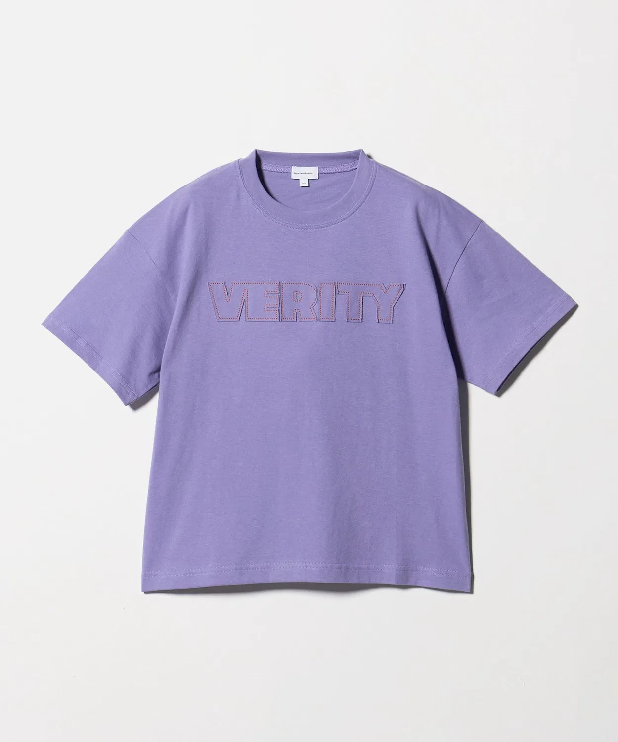 Детская футболка с аппликацией Logo Applique green label relaxing, Purple