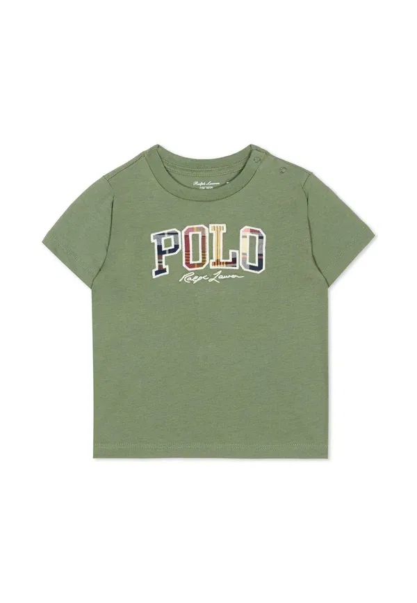 Футболка с вышивкой T-shirt Polo Ralph Lauren, green, зеленый