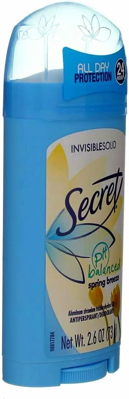 Антиперспирант-дезодорант Secret Invisible Firm Spring Breeze, 2.6 fl oz, набор 3 шт — фото 2