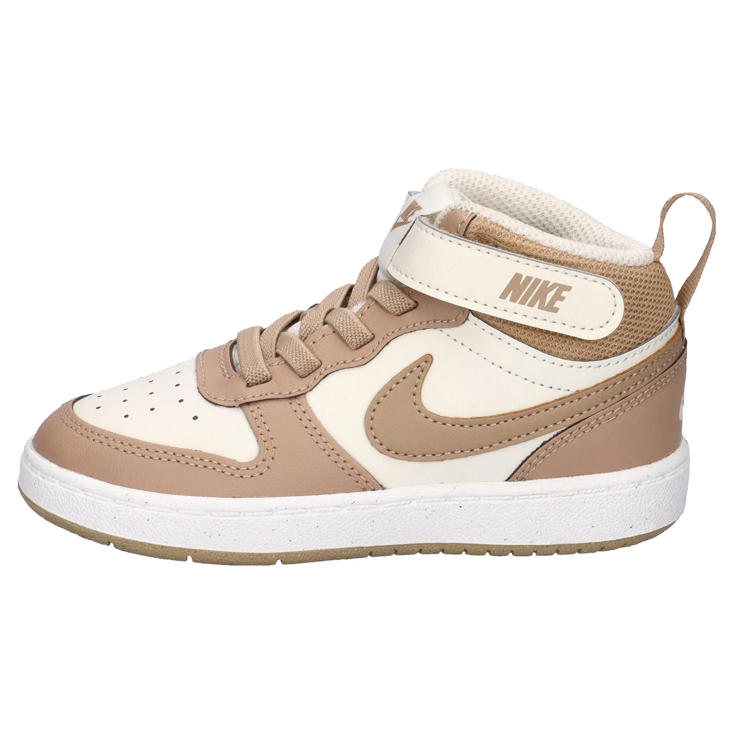 Детские кроссовки с высоким верхом Court Borough Mid 2 Nike, Creme — фото 2