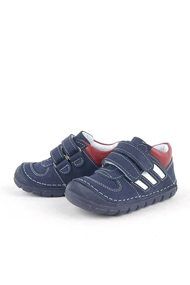Детские туфли для мальчиков кожаные Grizzy Rakerplus, Navy Blue — фото 4