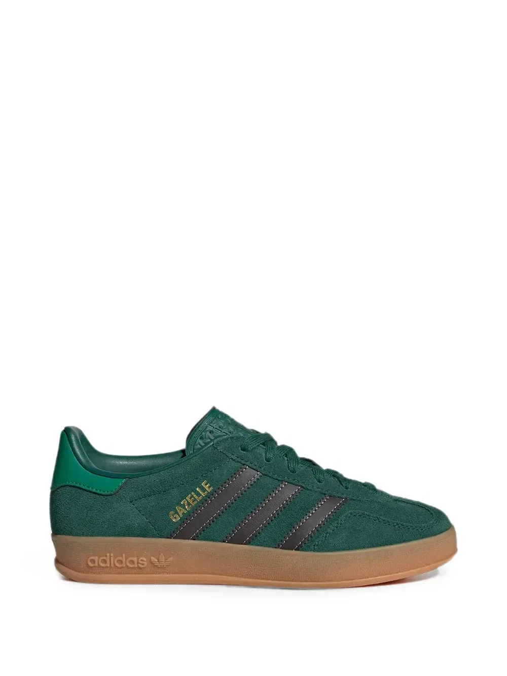 Кроссовки Gazelle Indoor Adidas Kids, зеленый