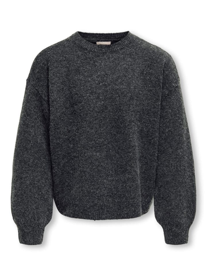 

Толстовка KIDS ONLY Pullover KOGSHELDO NORDIC LIFE LS O-NECK, цвет dark grey melange