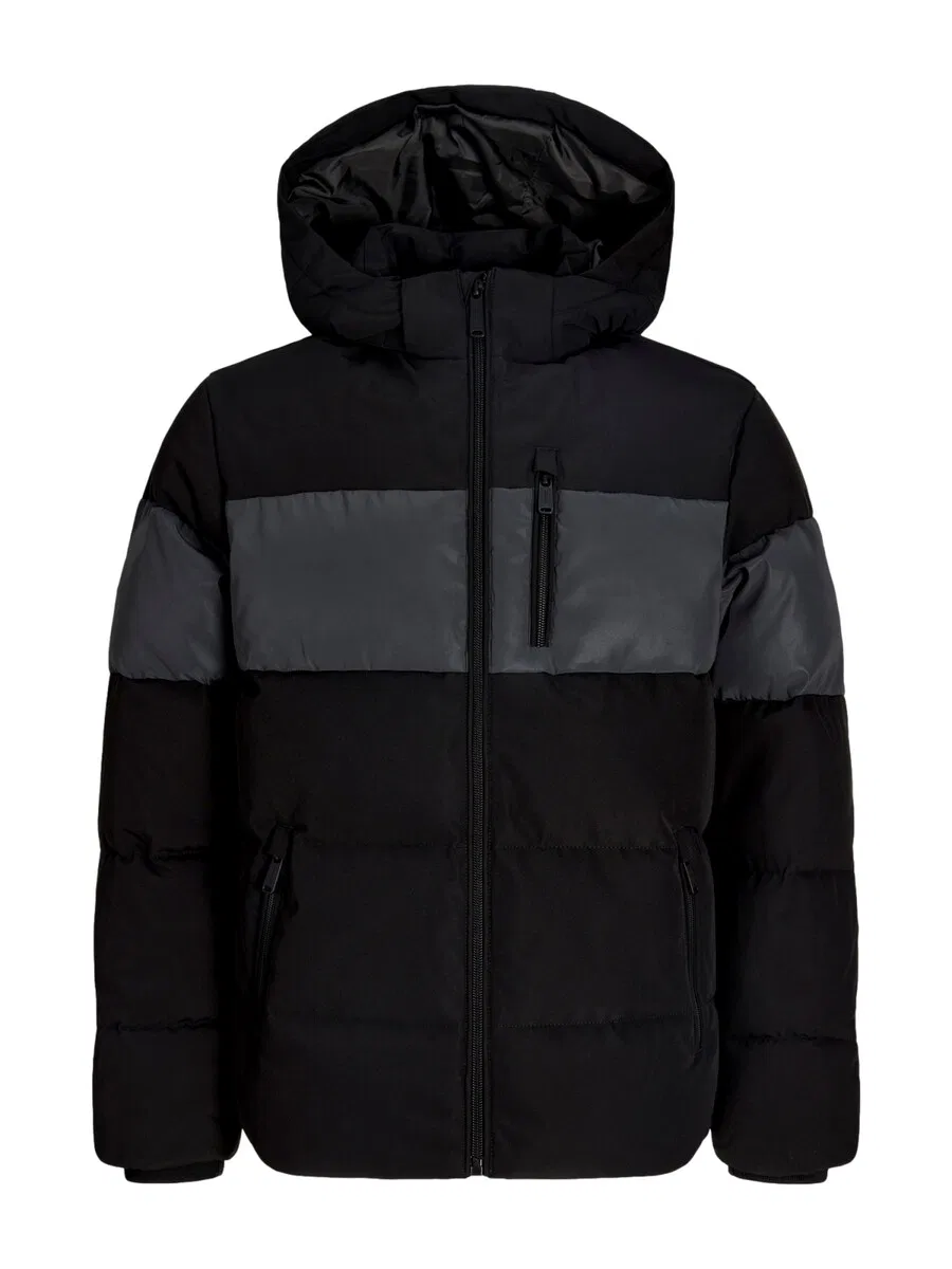 Детская зимняя куртка Jack & Jones Junior 'EBecks' черного цвета