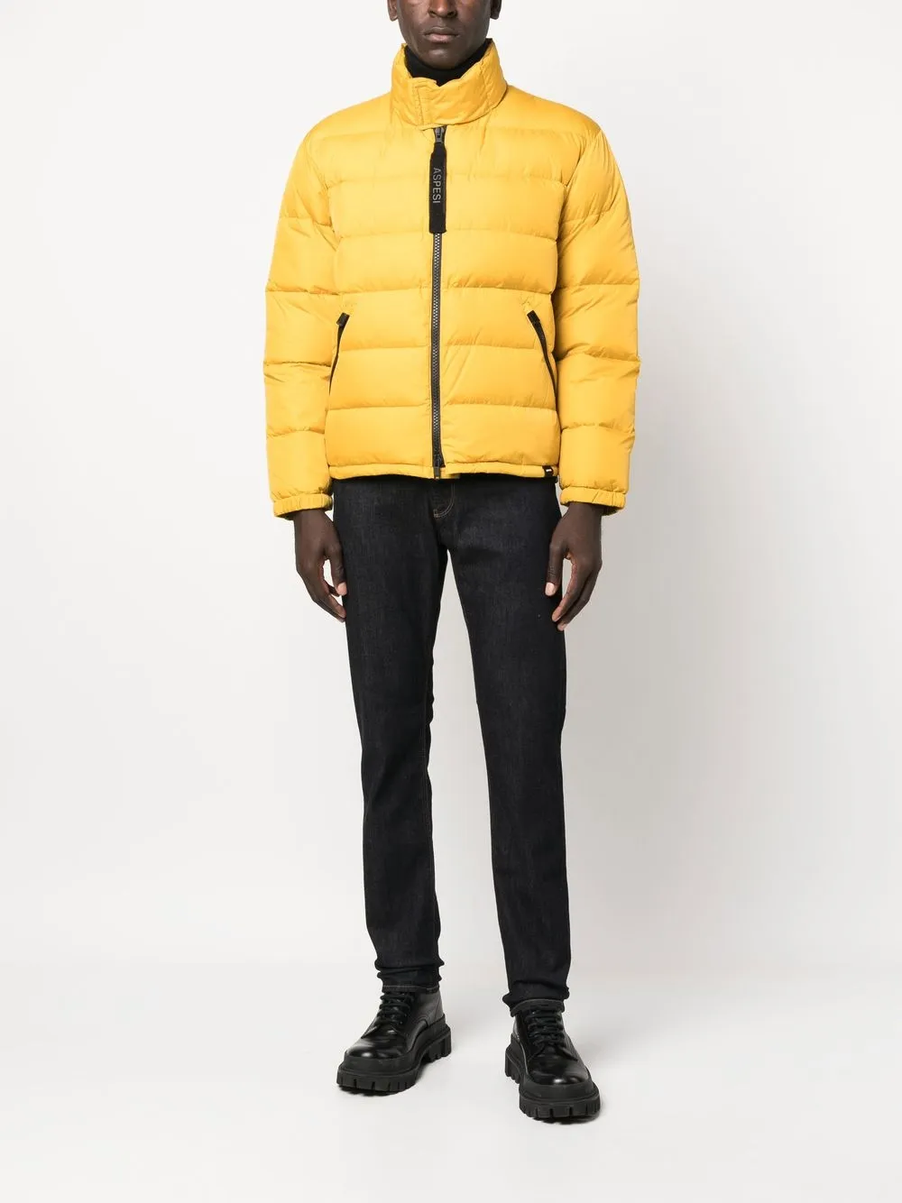Узкие джинсы средней посадки EMPORIO ARMANI, синий — фото 2