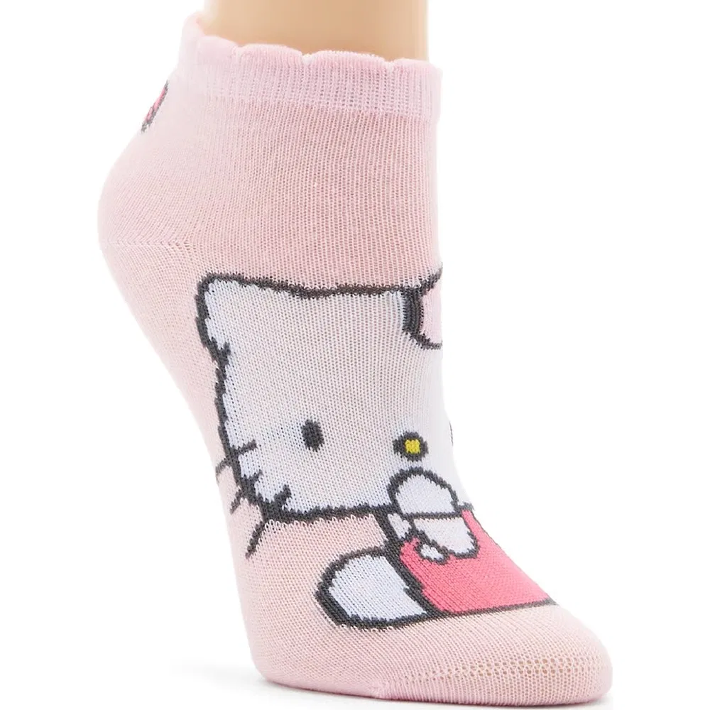 Набор из 5 детских носков Hello Kitty до щиколотки Highpoint, Hello Kitty Assorted — фото 4