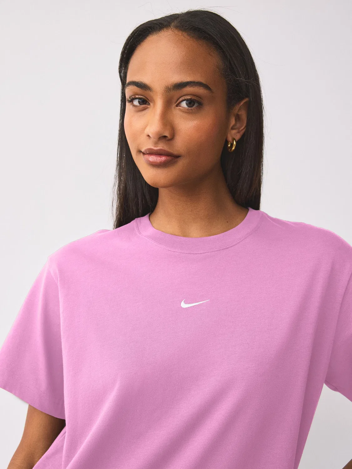 Футболка оверсайз Nike Sportswear Essential, Magenta Pink — фото 3