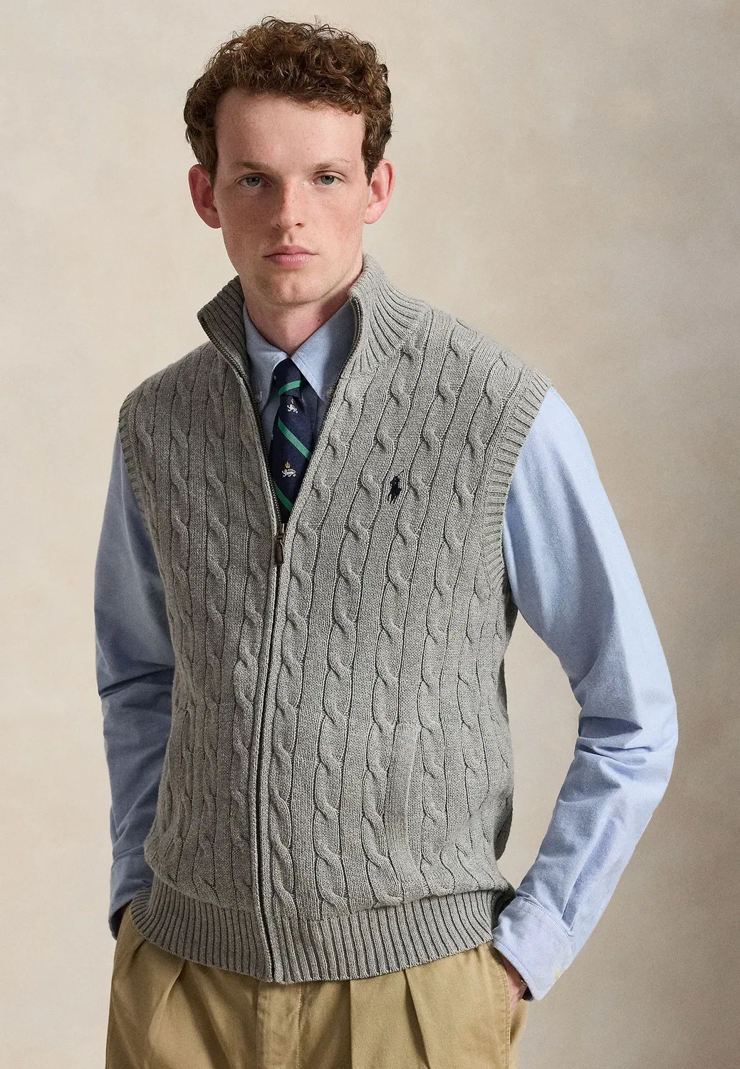 Жилет Polo Ralph Lauren, Fawn Grey Heather