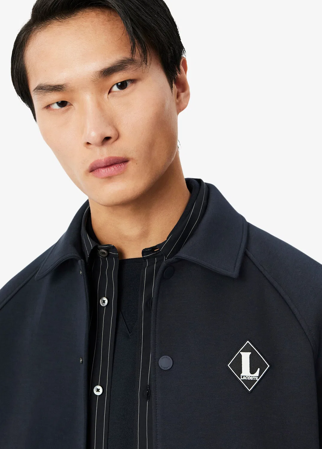 Бомбер Classic Fit Lacoste, navy — фото 2