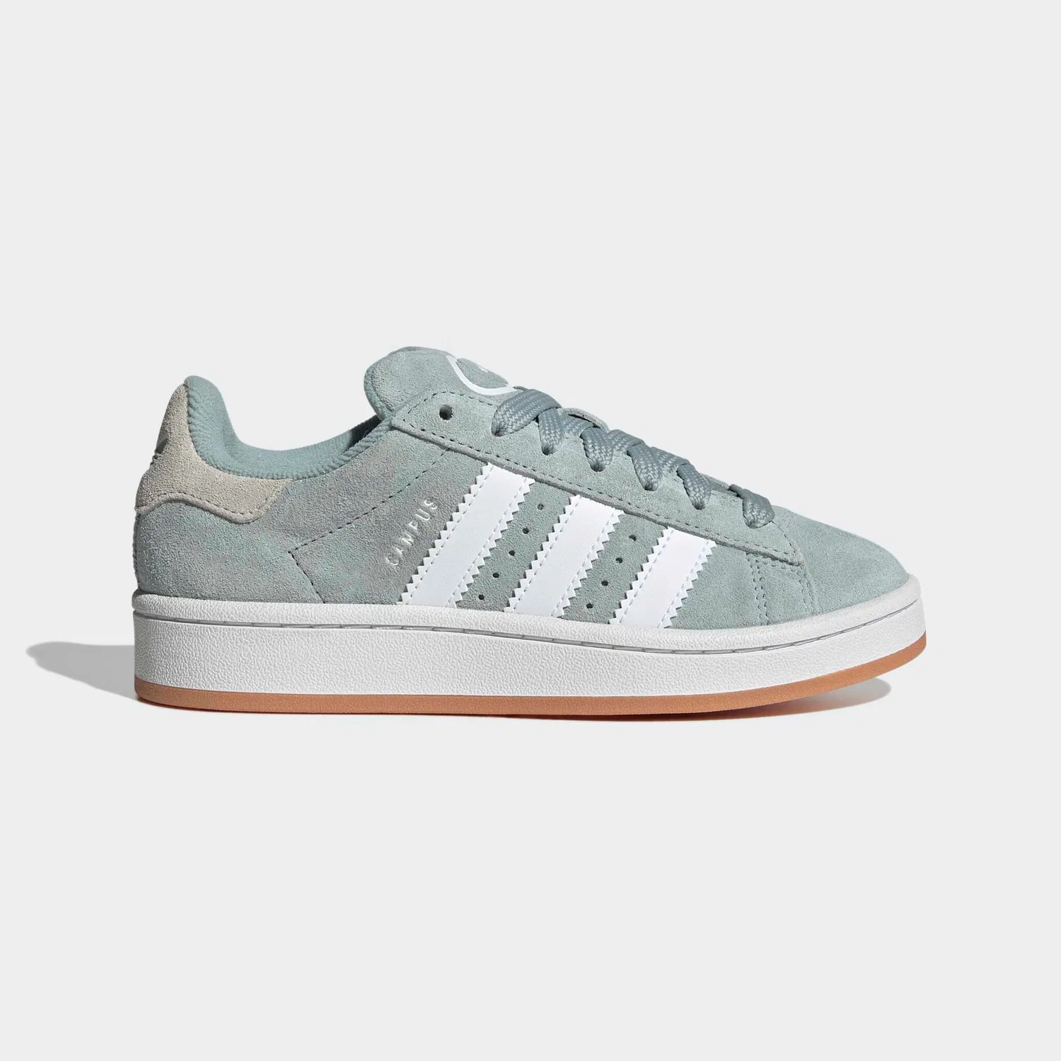 Детские ретро-кроссовки Campus 00s Adidas Originals, Wonder Sage/Ftwr White/Gum — фото 2