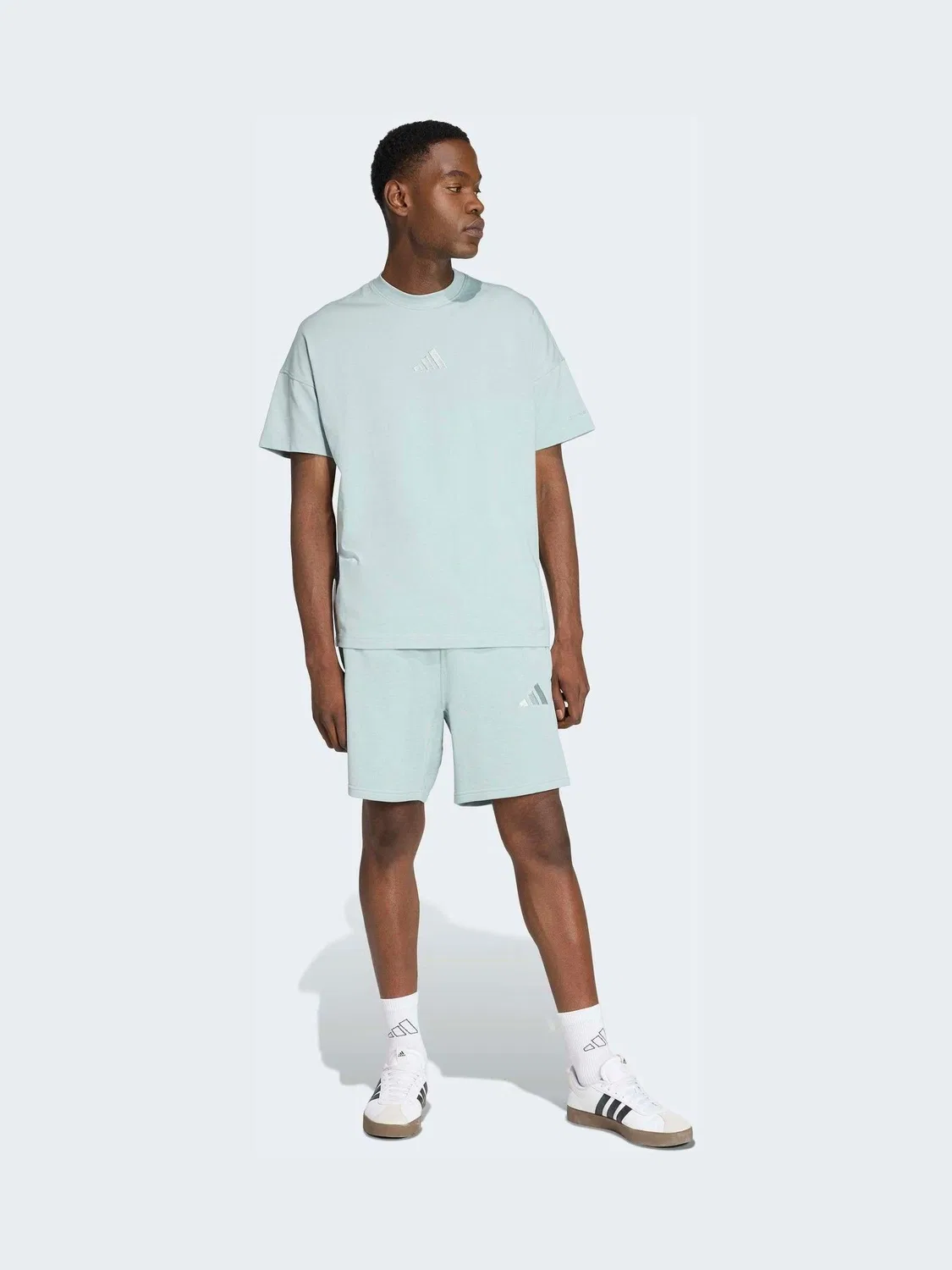 Футболка ALL SZN adidas, зеленый/белый — фото 4