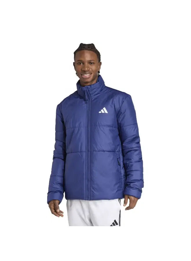 Куртка утепленная с логотипом Bsc Climawarm 3-Stripes Adidas, темно-синий — фото 2