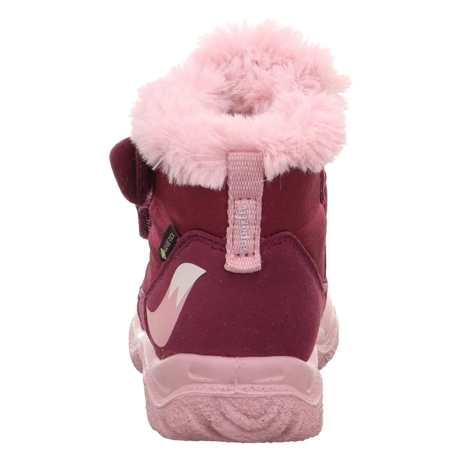 Детские зимние ботинки снегозащитные Husky Superfit, Dark Red-Pink — фото 4