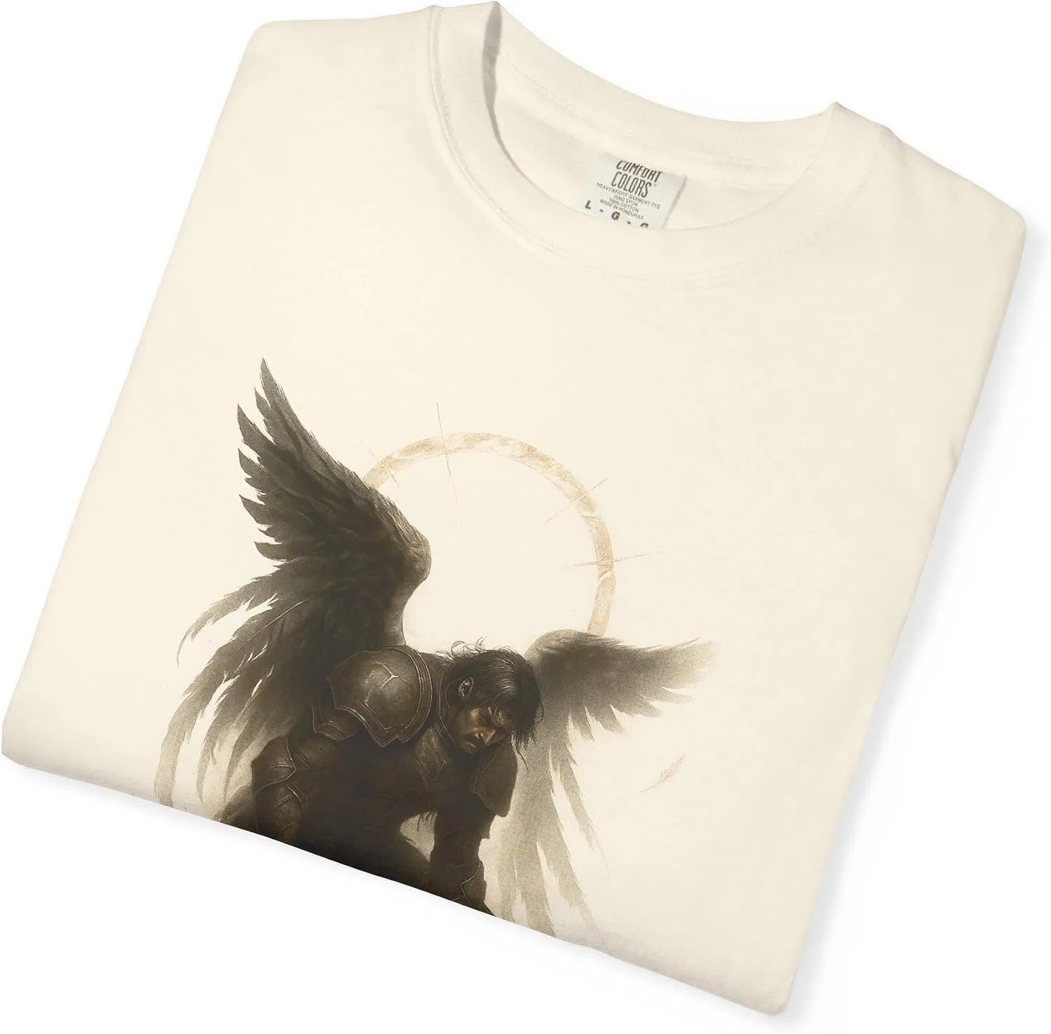 Футболка с принтом Paradise Lost Comfort Colors, Ivory — фото 4