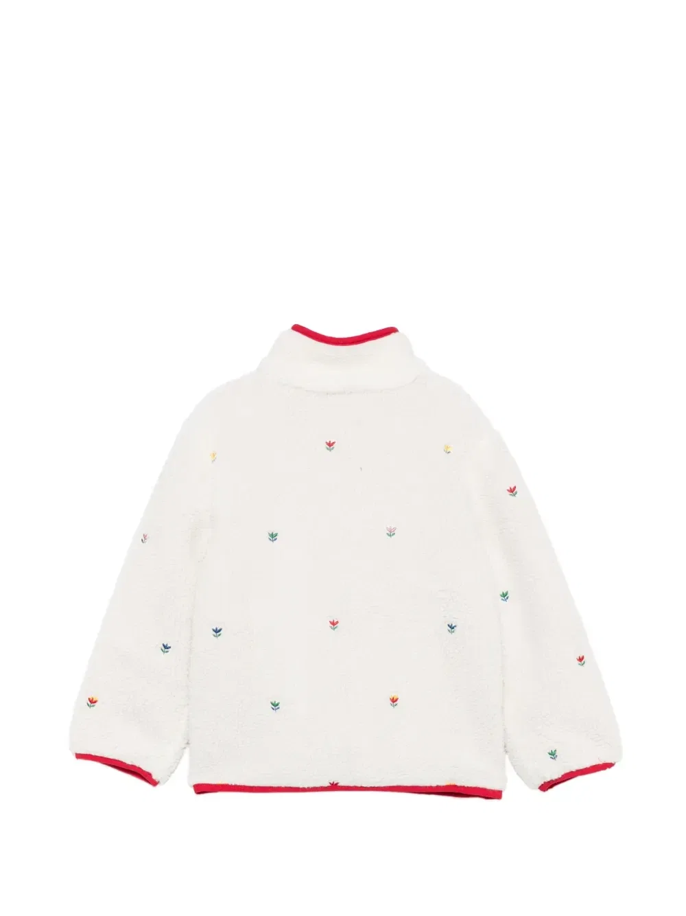 Куртка из флиса с вышивкой Stella Mccartney Kids, бежевый — фото 2