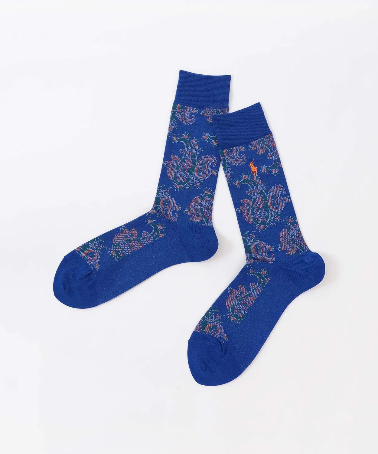Мужские носки с пейсли-принтом POLO RALPH LAUREN, Blue