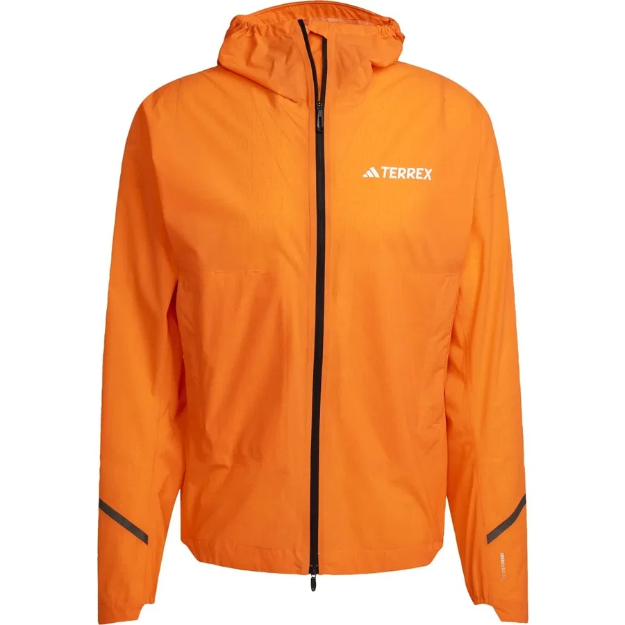 Ветрозащитная куртка с капюшоном Terrex Xperior 2.5 Layer Light Climaproof Jacket adidas, Оранжевый — фото 3