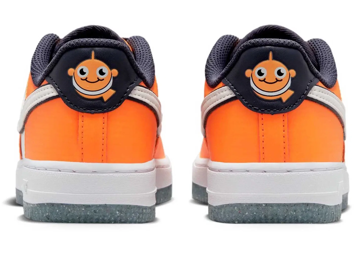 Детские кроссовки Lifestyle Nike Air Force 1 Low SE, Vivid Orange/Gridiron/University Blue/Summit White — фото 3