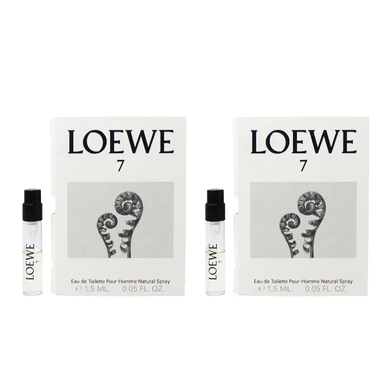 Мужской набор пробников парфюмерии Woody Floral Scent Eau De Toilette, 1.5ml*2, LOEWE, Brown