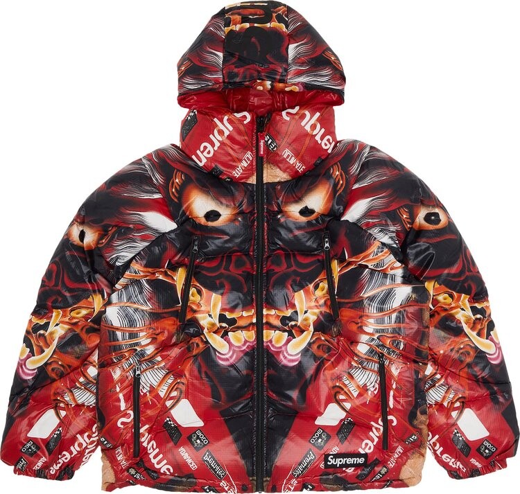 

Пуховик Supreme Reversible Featherweight Down Puffer Jacket 'Red', красный